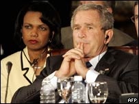 George Bush ve COndoleezza Rice