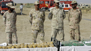 مخدرات محتجزة في إيران