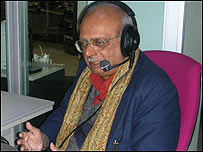 Prof. Vitharana in BBC HQ (photo by Sadat Ahmed Bakir)