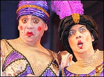 The ugly sisters in Cinderella (Matt Cardy)