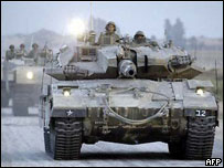 Soldados israelenses em direção a Jenin