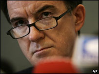 Peter Mandelson em Hong Kong