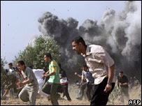 ग़जा पर हमले