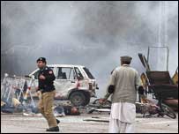   دھماکے کی جگہ