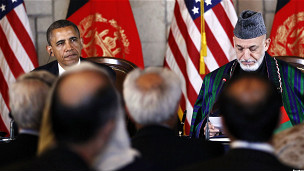 اوباما و کرزی