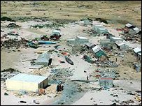 سونامی کی تباہی