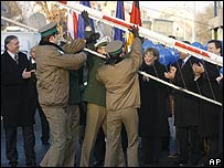 Dỡ biên giới giữa Đức và Ba Lan ở Zittau