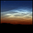 Nuvens Noctilucentes    Photo: Nasa