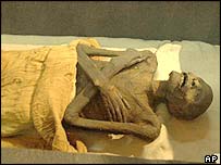 A múmia do faraó Ramsés 1º