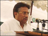 اس معاملے میں جنرل مشرف کو خود ہی مداخلت کرنی پڑی