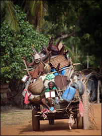Displaced people in Sri Lanka (file photo)