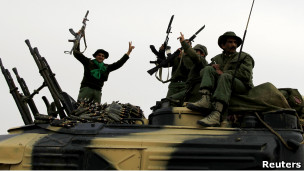 قوات موالية للقذافي في اجدابيا