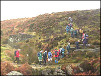 Sheffield Ramblers in the Peak District