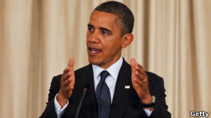 奧巴馬在泰國召開的記者會上