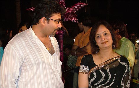 Deepak Tijori with Smita Thackeray