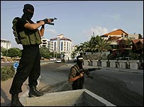 Militante do Hamas em Gaza