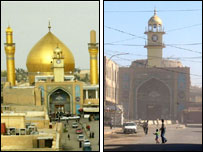 حرم عسکری قبل و پس از انفجار