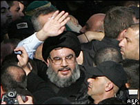 O líder do Hezbollah, Hassan Nasrallah 
