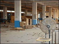 Fábrica vazia na China