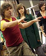 Director Matt Fowler takes rehearsal