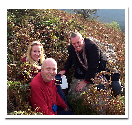 Andy, Sal and JG hide the late show letterbox