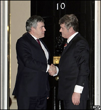 Гордон Браун і Віктор Ющенко