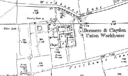 Bosmere and Claydon Map 1904