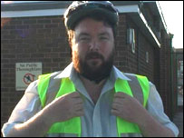 James in his bike safety gear