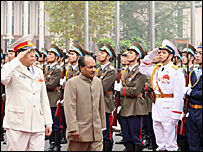 Bộ trưởng AK Antony duyệt đội quân danh dự