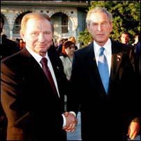 Леонід Кучма і Джордж Буш