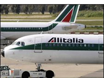 хвости літаків Аліталія