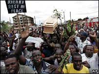 कीनिया में प्रदर्शन