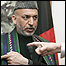 حامد کرزی رييس جمهور افغانستان