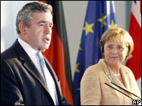 Brown ve Merkel