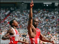 कार्ल लुइस और बेन जॉनसन  