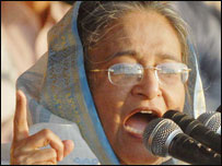 पूर्व प्रधानमंत्री शेख हसीना