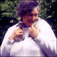 Marlene bonding with the cygnets