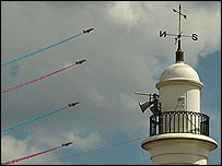 Red Arrows at Sunderland Airshow. Wendy Pattison