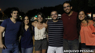 Estudantes brasileiros no Texas (Foto: Arquivo Pessoal)