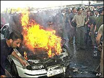 Míssil israelense atingiu carro, matando ocupantes