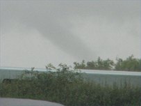 The twister near Launceston Showground