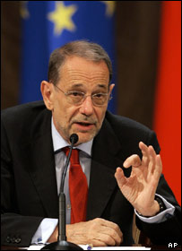 Javier Solana, chefe da diplomacia européia (arquivo)
