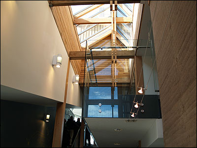 View from the main entrance