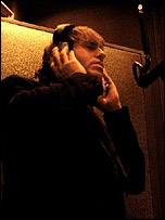 Doug recording some vocals