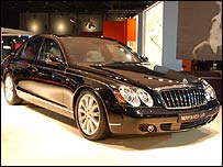 O Maybach, caro mais caro do evento