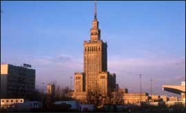 The Palace of Culture in Poland 