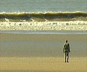 One of the many statues that make up 'Another Place'