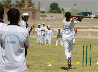 UNICEF cricket camp in Kabul