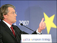 Віктор Ющенко на саміті YES