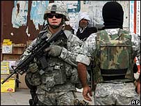 سرباز آمريکايی در بغداد